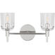 Thom Filicia Hartley 1 Light 15 inch Polished Nickel Bath Vanity Wall Light