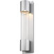 Striate Outdoor Wall Light in Silver