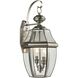 Ashford 2 Light 21 inch Antique Nickel Outdoor Sconce