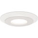 Offset LED 20 inch Textured White Flush Mount Ceiling Light