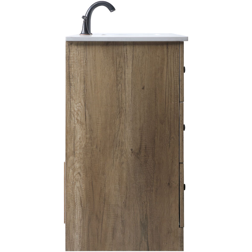 Soma 60 X 19 X 34 inch Natural Oak Vanity Sink Set