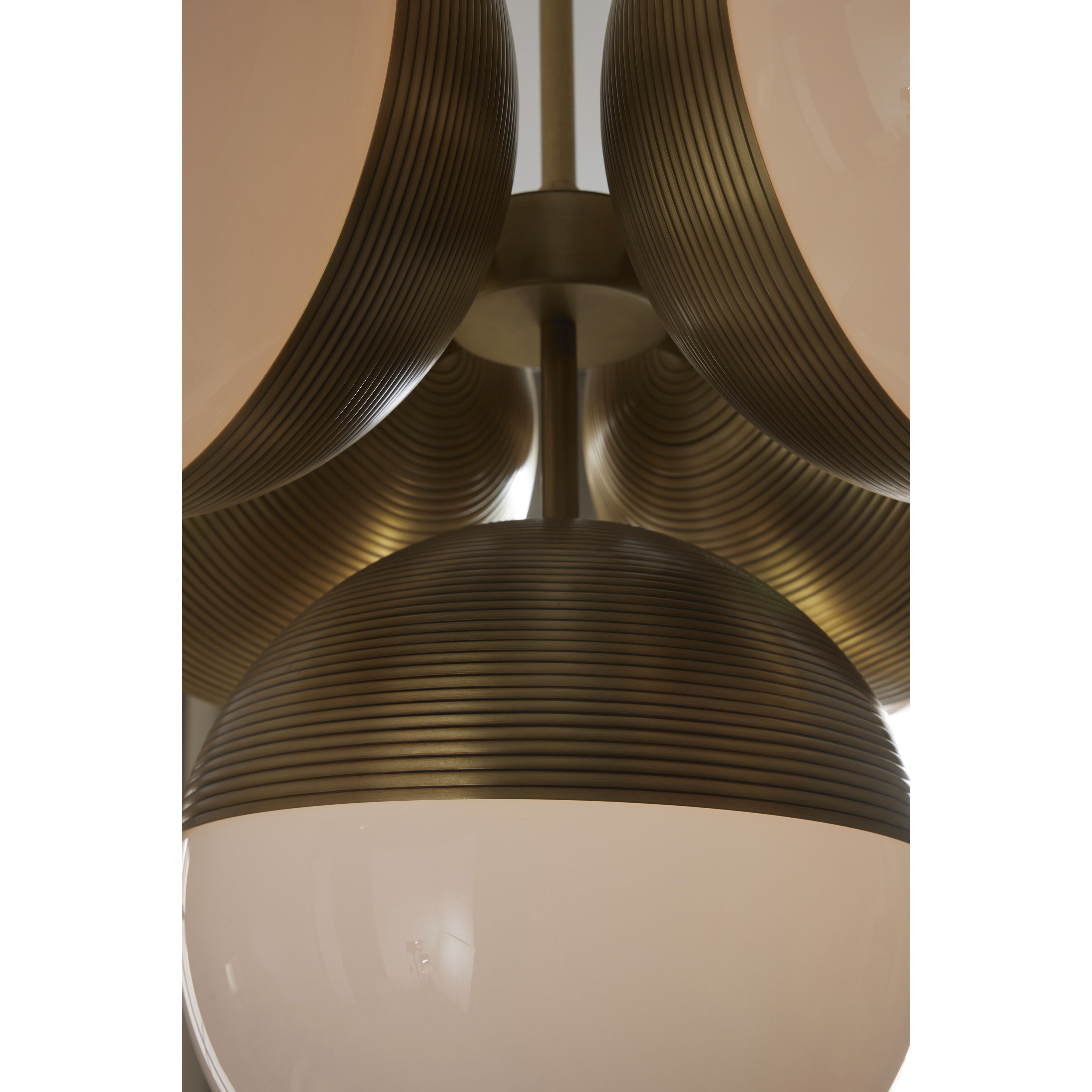 Baptiste 5 Light 30 inch Antique Brass Chandelier Ceiling Light