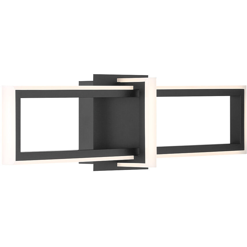 Bordo LED 24 inch Black Outdoor Wall Sconce