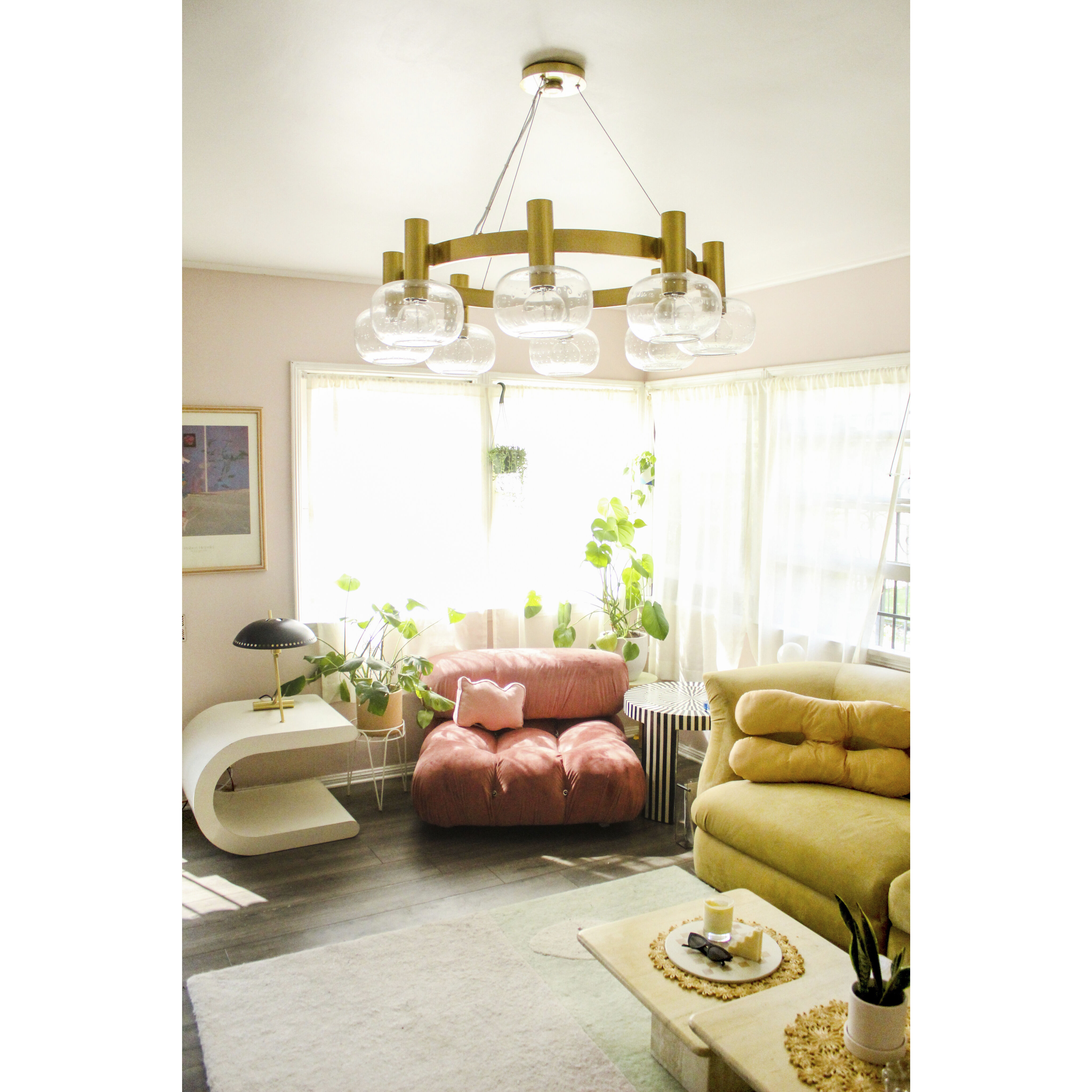 Harlow 8 Light 36 inch Aged Brass Chandelier Ceiling Light