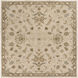 Caesar 96 X 96 inch Beige/Medium Gray/Tan/Sage/Dark Brown Handmade Rug in 8 Ft Square, Wool
