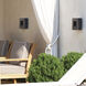 Luna LED 9 inch Bronze Outdoor Wall Mount Lantern, Medium