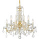 Maria Theresa 5 Light 20 inch Gold Chandelier Ceiling Light in Clear Hand Cut