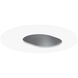 Pearl Haze Slot Aperture / Bright White Flange LED Round Adjustable Slot Aperture Retrofit in 4000K, Haze / Bright White, 4" Retrofit