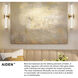 Aiden LED 5 inch Polished Nickel Bath Light Wall Light, Vertical