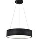 Orbit LED 17.75 inch Black Pendant Ceiling Light