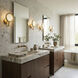 Sherlock 1 Light 7.25 inch Satin Brass Wall Sconce Wall Light