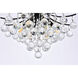 Toureg 6 Light 16 inch Black and Clear Pendant Ceiling Light in Royal Cut