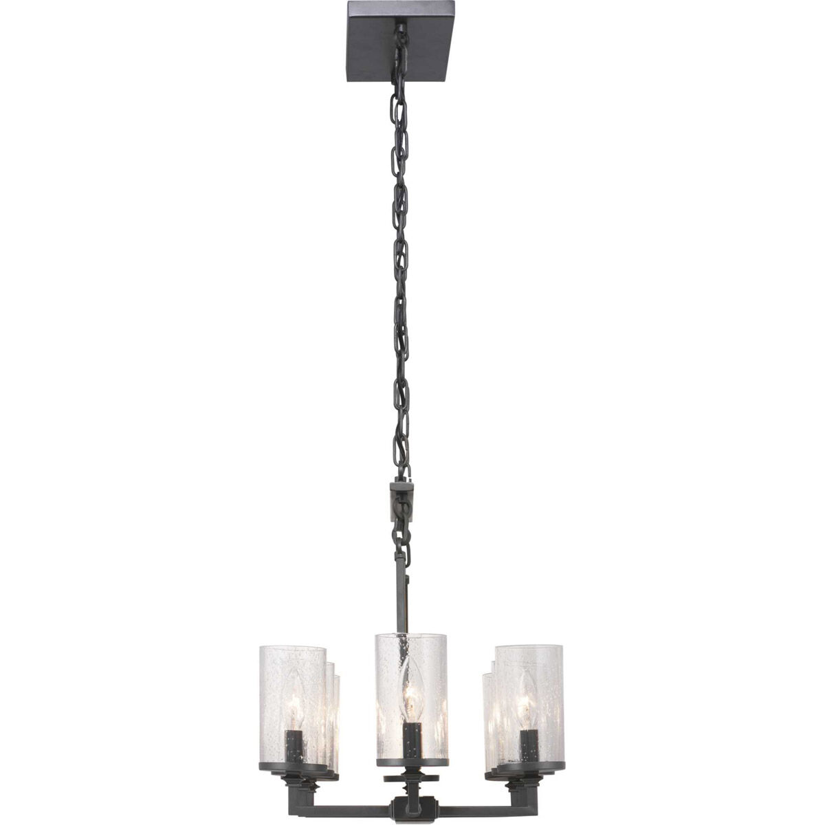Tralee 8 Light 38 inch Graphite Chandelier Ceiling Light, Design Series