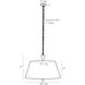 Luzen 2 Light 28 inch English Bronze Pendant Ceiling Light