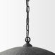 Karina 36 inch Matte Black Hammered Pendant Light Ceiling Light