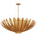 AERIN Hampton 6 Light 40 inch Gild Chandelier Ceiling Light, Extra Large