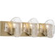 Elora 3 Light 23 inch Legacy Brass Vanity Light Wall Light