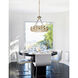 Nova 8 Light 31 inch Champagne Chandelier Ceiling Light