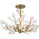 Ramus 4 Light 22 inch Painted Legacy Brass Semi-Flush Mount Ceiling Light