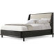 Repose Charcoal Oak California King Bed, Wooden, Upholstered