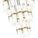 Cayden 27 Light 36 inch Modern Gold Chandelier Ceiling Light