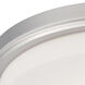 Dale LED 13 inch Brushed Nickel Flush Mount Ceiling Light