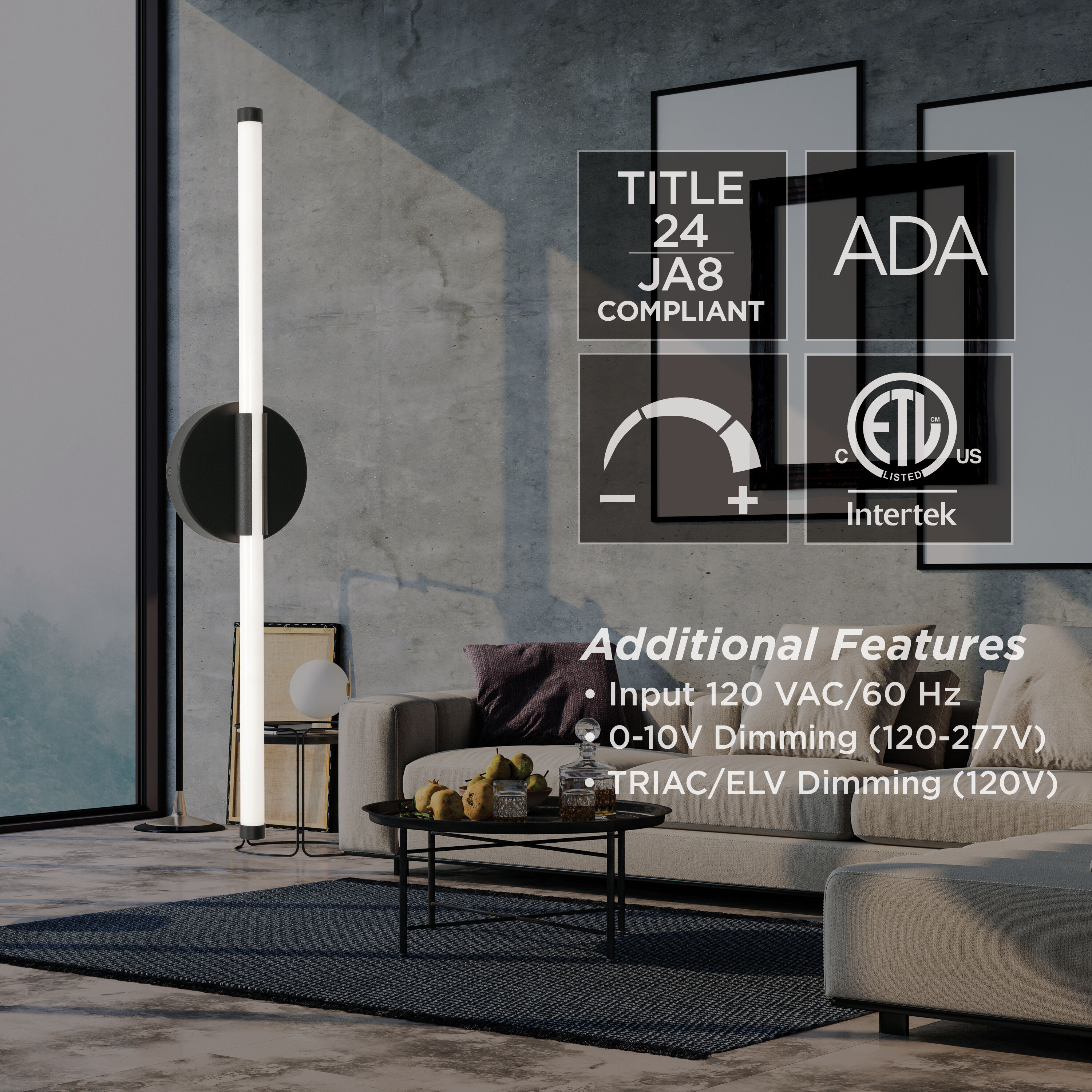 Rusnak Wall Sconce Wall Light in Polished Chrome