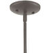 Elipse 1 Light 6 inch Painted Bronze Mini Pendant Ceiling Light