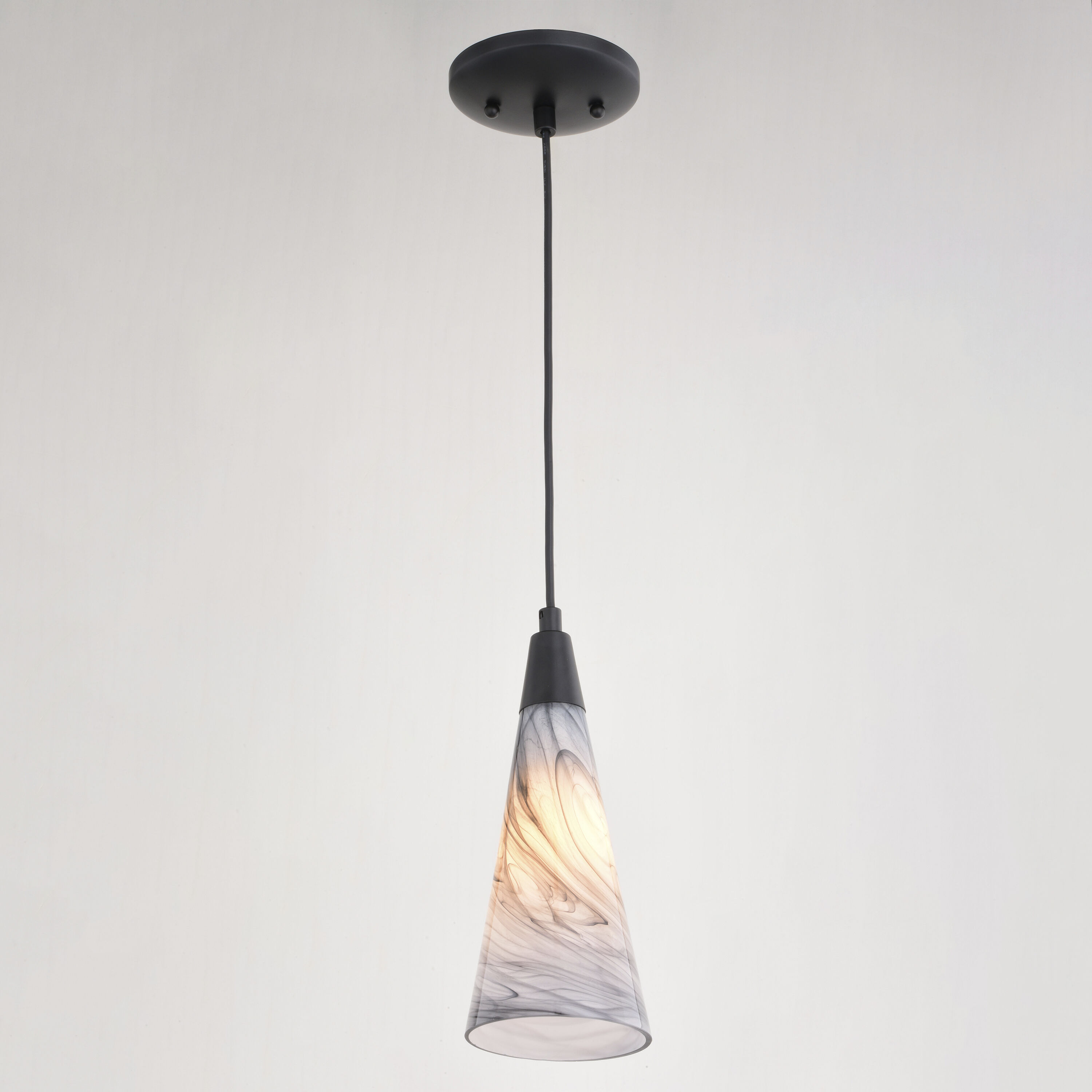 Milano LED 4.25 inch Matte Black Mini Pendant Ceiling Light