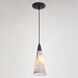 Milano LED 4.25 inch Matte Black Mini Pendant Ceiling Light
