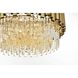 Willow 8 Light 24 inch Satin Gold Chandelier Ceiling Light