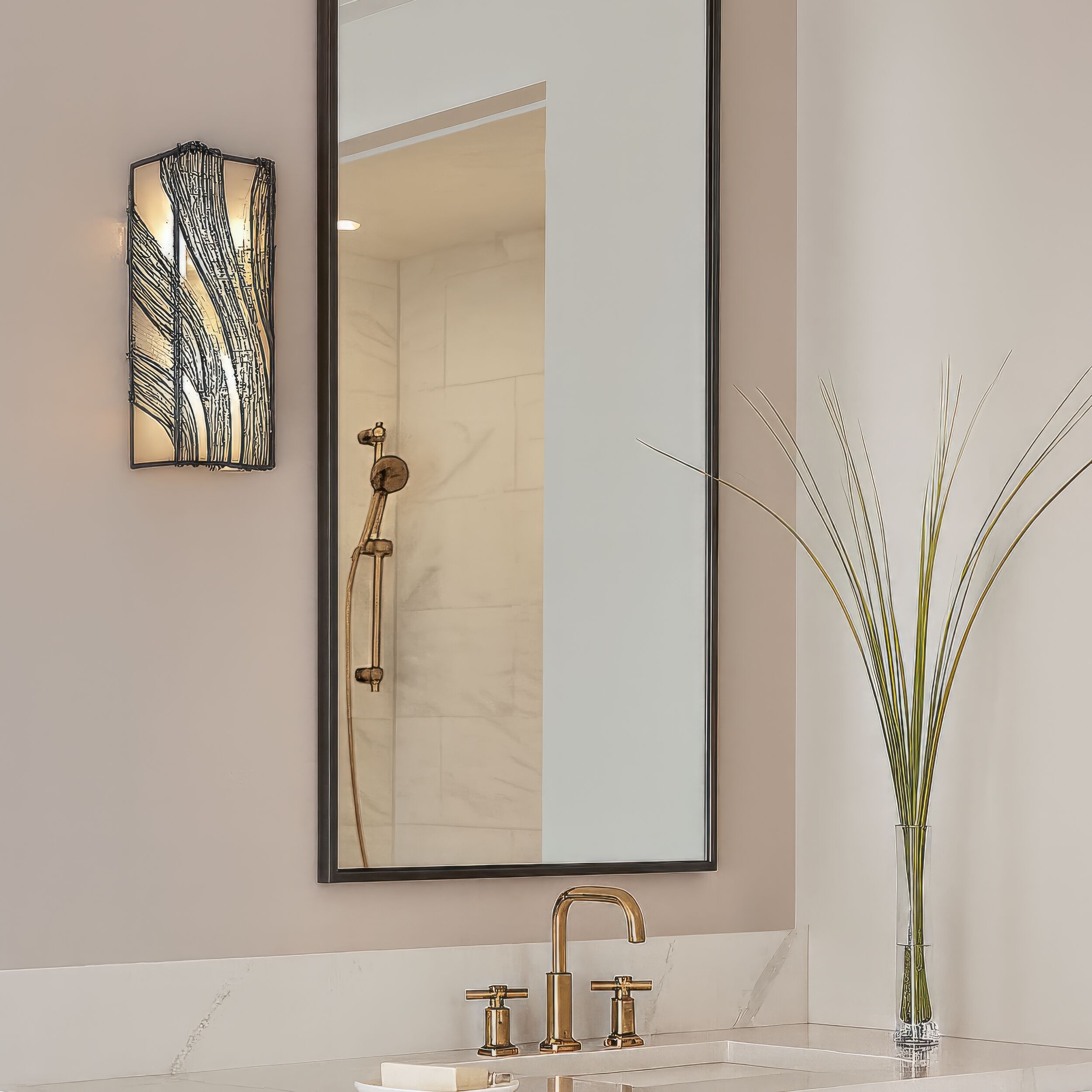 Flow 2 Light 6.5 inch Steel Wall Sconce Wall Light