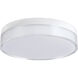 Quara 7 inch White Flush Mount Ceiling Light