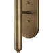 Barbican 2 Light 6.5 inch Antique Brass Bath Sconce Wall Light