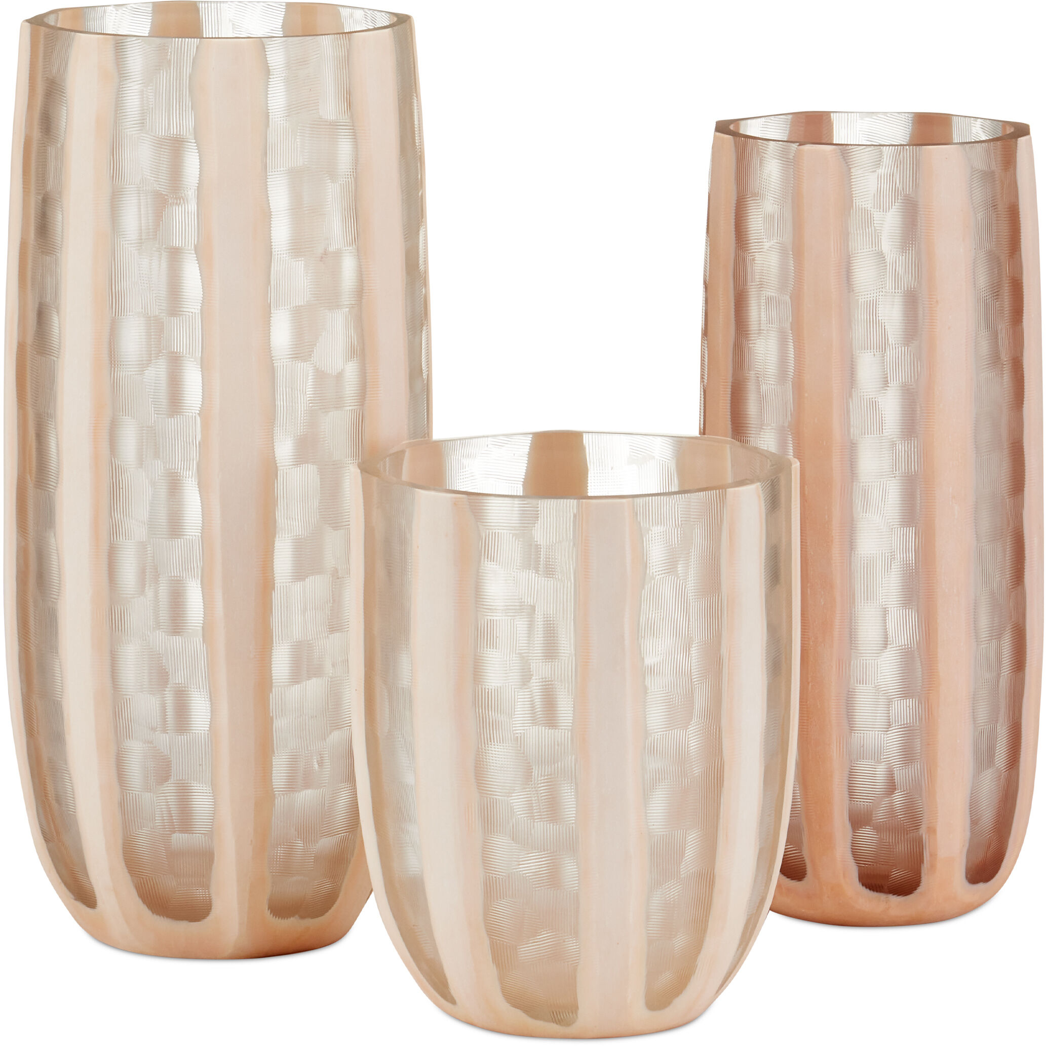 Merletto 12.5 inch Vases, Set of 3