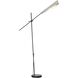 Vertex 83.1 inch 60 watt Black and Sterling Floor Lamp Portable Light in Black/Sterling
