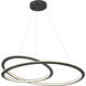 Infinite LED Sand Black Pendant Ceiling Light