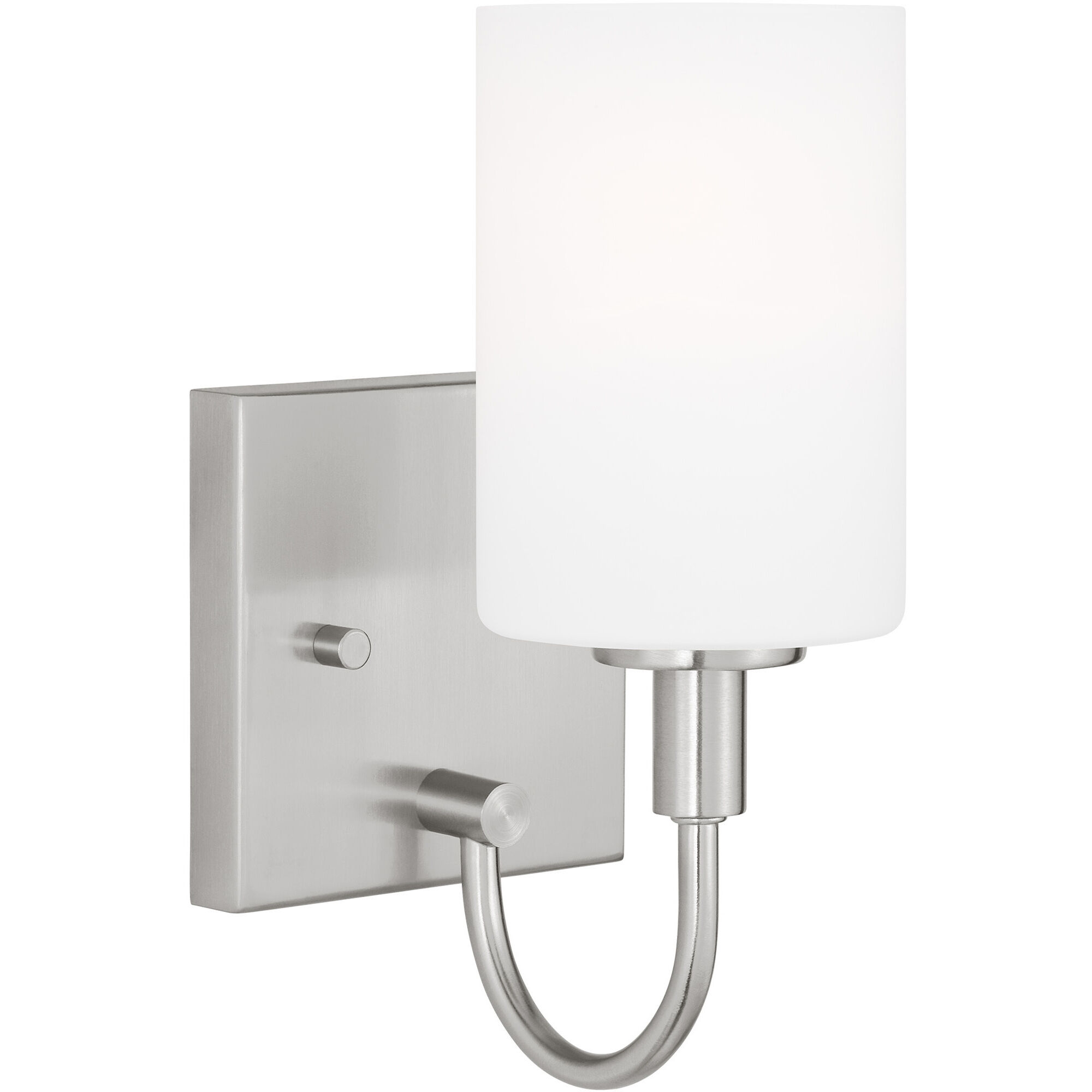 Oak Moore 1 Light 4.88 inch Brushed Nickel Bath Vanity Wall Light