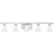 Ridgedale 5 Light 43 inch Brushed Nickel Bath Vanity Wall Light