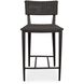Calbas 38 inch Java Black and Mocha Outdoor Counter Stool