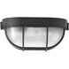 Bulkheads 1 Light 6.31 inch Textured Black Outdoor Flush Mount, Ceiling or Wall