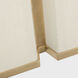 Paloma Contreras Vernet LED 5.5 inch Hand-Rubbed Antique Brass and Linen Sconce Wall Light