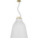 Sean Lavin Forge Line-Voltage Pendant Ceiling Light in Matte White