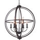 Berkeley 9 Light 30 inch Espresso Foyer Light Ceiling Light, Jeremiah