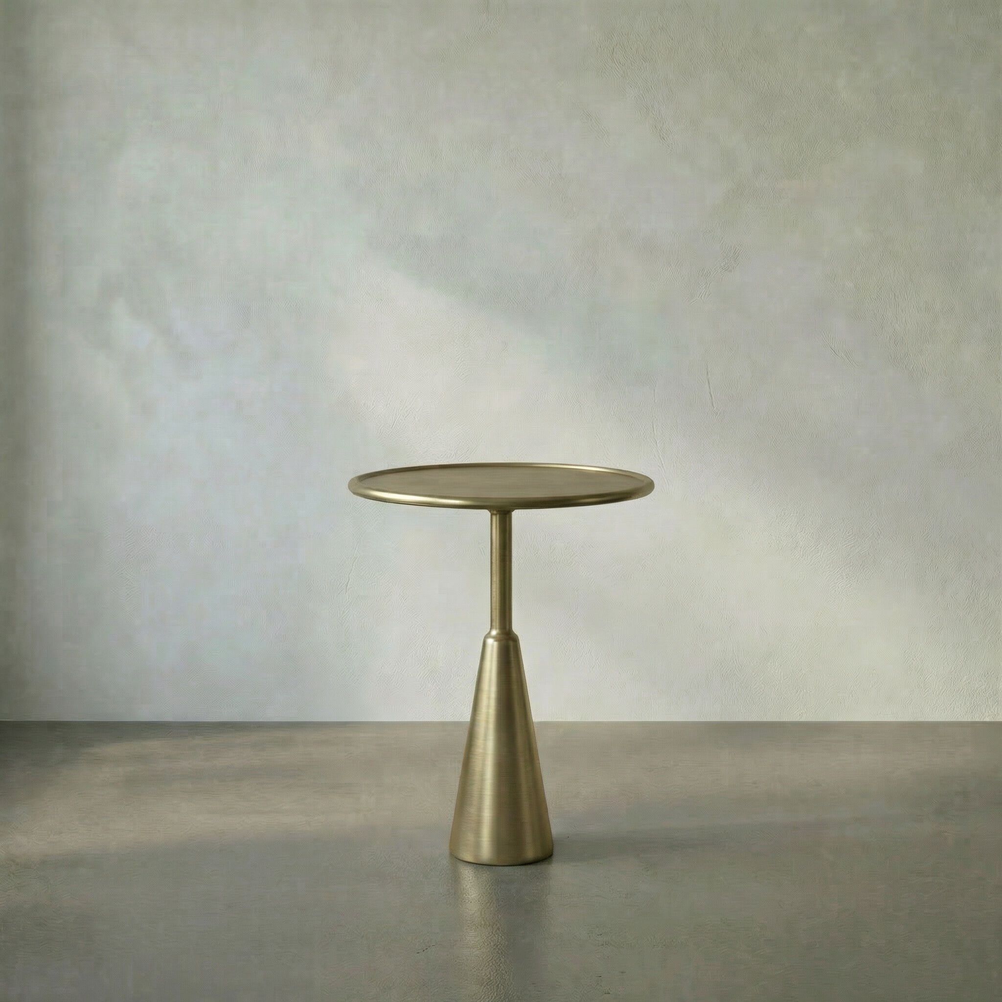 Hiro 24 X 17 inch Antique Brass Side Table