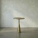 Hiro 24 X 17 inch Antique Brass Side Table