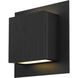 Miami LED 8 inch Sand Black Outdoor Wall Sconce