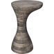 Toadstool 23 X 14 inch Grey Wash Drink Table, Inline