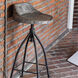 Kairu 35 inch Blackened Zinc Iron Bar Stool