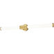 Solange LED 40.5 inch Modern Gold Bath Vanity Wall Light